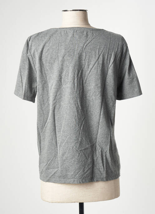 T-shirt coupe droite manches courtes gris RIVERDALE femme