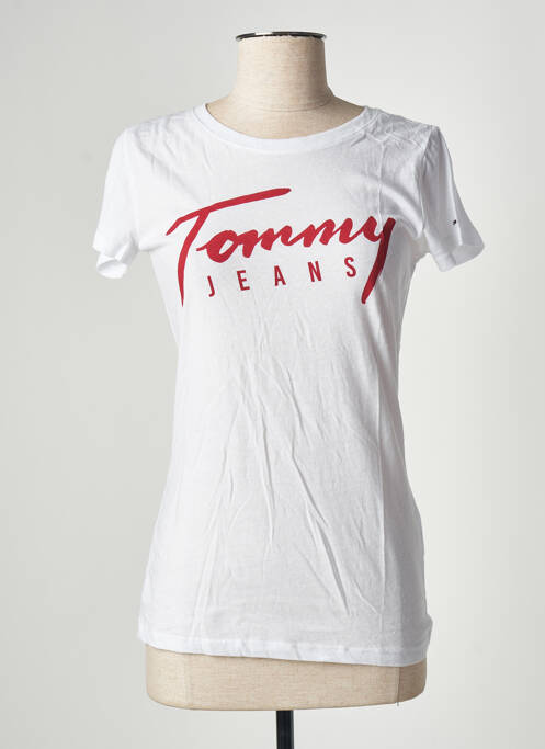 T-shirt imprimé fantaisie manches courtes blanc TOMMY HILFIGER femme