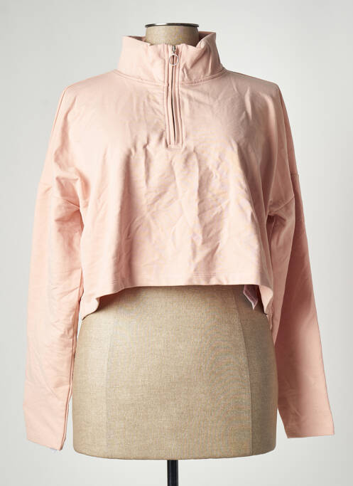 Sweat-shirt manches longues manches longues rose ONLY femme