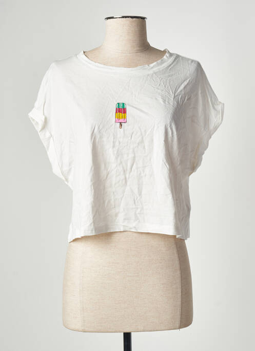 Polo blanc JACQUELINE DE YONG pour femme