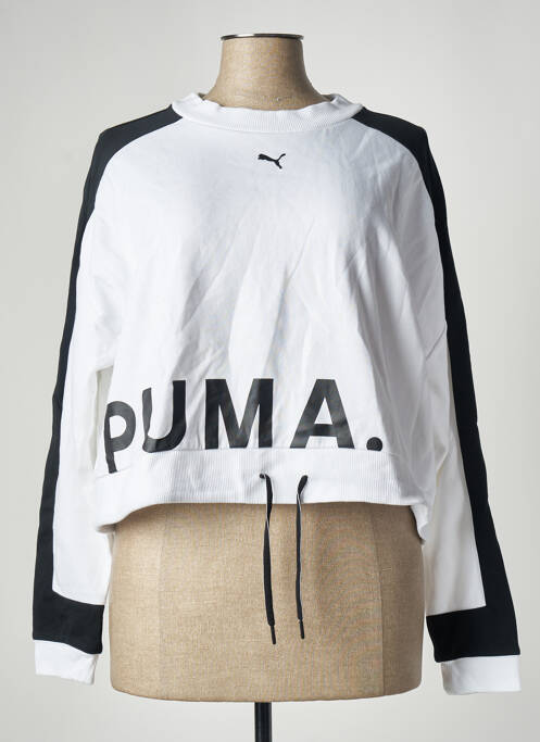Sweat-shirt blanc PUMA pour femme