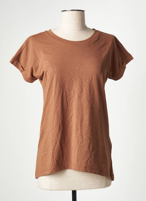 Top marron JACQUELINE DE YONG pour femme