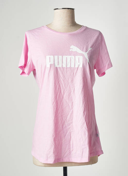T-shirt rose PUMA pour femme