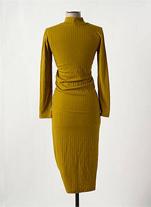 Robe longue manches longues manches longues jaune JDY femme