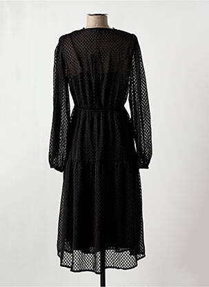 Robe longue manches longues manches longues noir VERO MODA femme