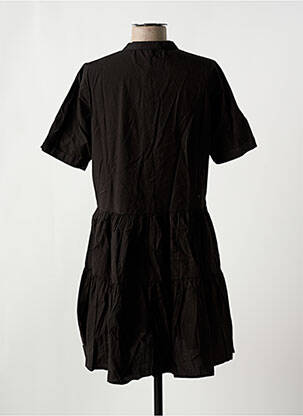 Robe mi-longue manches courtes manches courtes noir VERO MODA femme