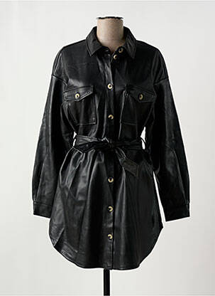 Robe courte manches longues manches longues noir ONLY femme