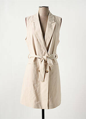 Blazer coupe cintrée beige VILA femme