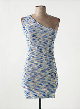 Robe courte sans manche sans manche bleu DAISY STREET femme
