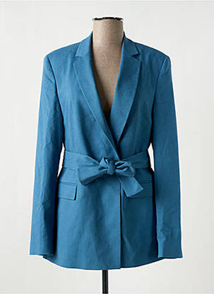 Blazer fausses poches bleu ASTRID BLACK LABEL femme