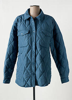 Doudoune poches sans capuche bleu NOISY MAY femme