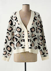 Gilet manches longues beige ONLY pour femme seconde vue