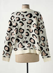 Gilet manches longues beige ONLY pour femme seconde vue