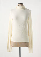 Pull col roulé beige YUGEN pour femme seconde vue