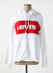 Sweat-shirt à capuche blanc LEVIS pour femme seconde vue