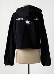 Sweat-shirt à capuche noir TOURIST LEMC pour femme seconde vue