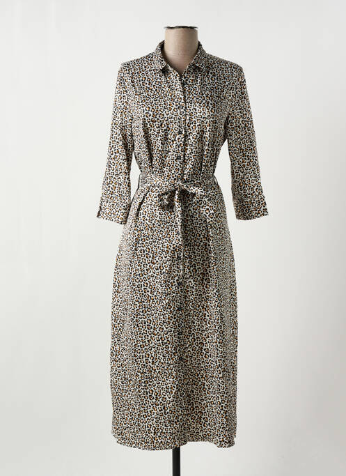 Robe longue beige ONLY pour femme