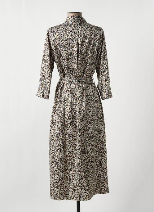 Robe longue beige ONLY pour femme