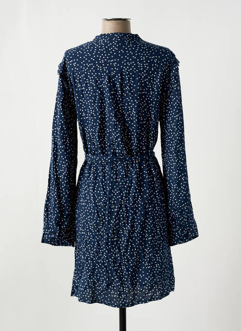 Robe mi-longue bleu CLOUDS OF FASHION BY LAURENTINE femme