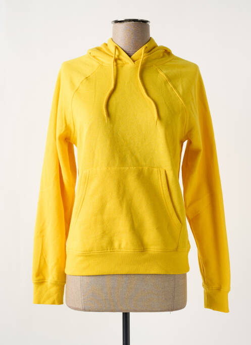 Sweat-shirt à capuche jaune ONLY pour femme