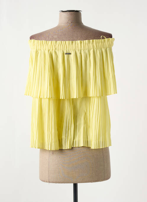 Top jaune GUESS pour femme