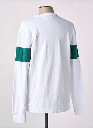 Sweat-shirt manches longues manches longues blanc JACK & JONES homme