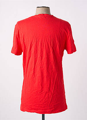 T-shirt coupe cintrée manches courtes rouge CALVIN KLEIN homme