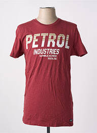 T-shirt coupe cintrée manches courtes rose PETROL INDUSTRIES homme
