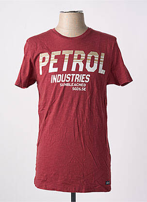 T-shirt coupe cintrée manches courtes rose PETROL INDUSTRIES homme