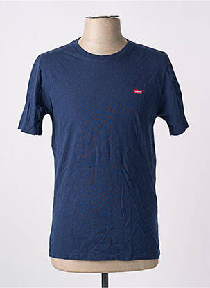 T-shirt broderie manches courtes bleu LEVI'S homme