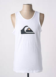 Débardeur coupe droite sans manche blanc QUIKSILVER homme