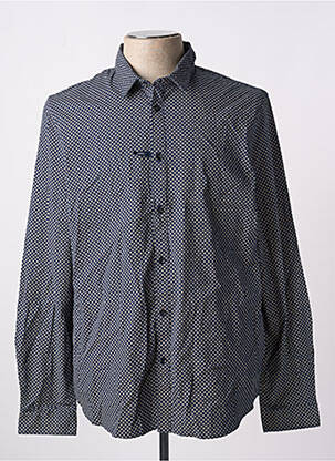 Chemise manches longues manches longues bleu PETROL INDUSTRIES homme