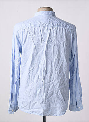 Chemise manches longues manches longues bleu TOM TAILOR homme