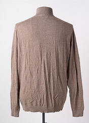 Gilet manches longues marron TOM TAILOR pour homme seconde vue