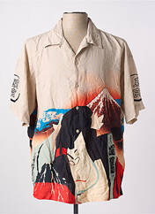 Chemise manches courtes beige JACK & JONES pour homme seconde vue