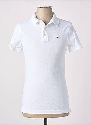 Polo blanc TOMMY HILFIGER pour homme