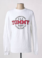 Sweat-shirt blanc TOMMY HILFIGER pour homme seconde vue
