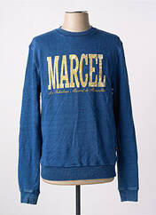 Sweat-shirt bleu LE FABULEUX MARCEL DE BRUXELLES pour homme seconde vue