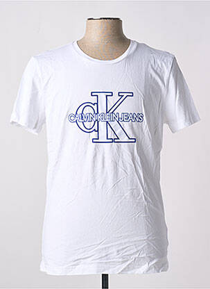 T-shirt blanc CALVIN KLEIN pour homme
