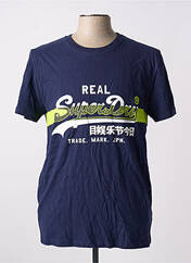 T-shirt bleu SUPERDRY pour homme seconde vue