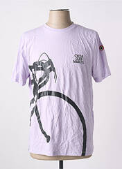 T-shirt violet CYCLO CLUB MARCEL  pour homme seconde vue