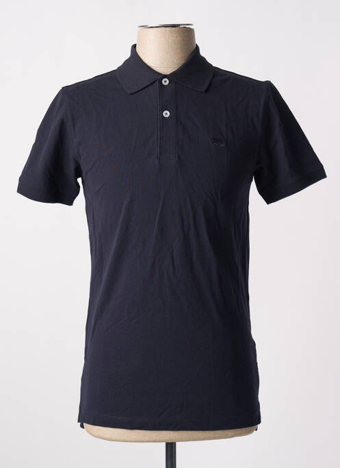 Polo coupe droite manches courtes noir BRUCE & BUTLER  homme