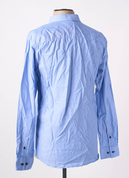 Chemise manches longues bleu JACK & JONES pour homme