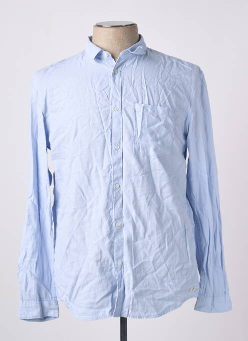 Chemise manches longues bleu TOM TAILOR pour homme