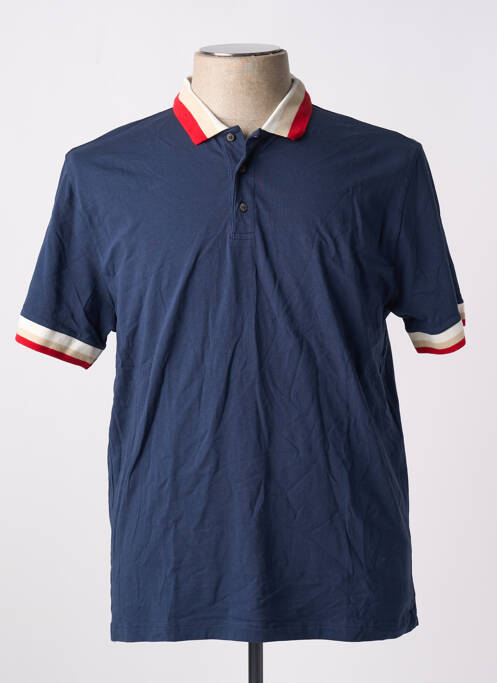 T-shirt bleu L'IMPECCABLE MARCEL pour homme