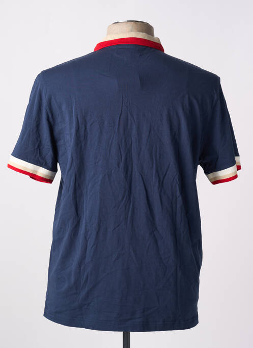 T-shirt bleu L'IMPECCABLE MARCEL pour homme