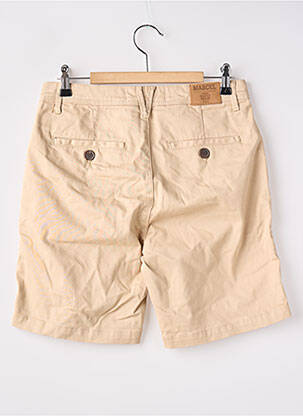 Bermuda taille à pinces taille haute beige LE FABULEUX MARCEL DE BRUXELLES femme