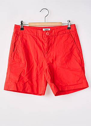 Short taille à pinces taille normale rouge TOMMY HILFIGER femme
