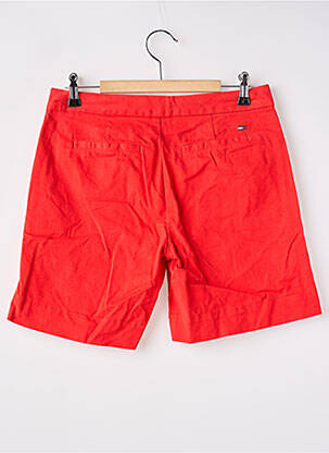 Short taille à pinces taille normale rouge TOMMY HILFIGER femme