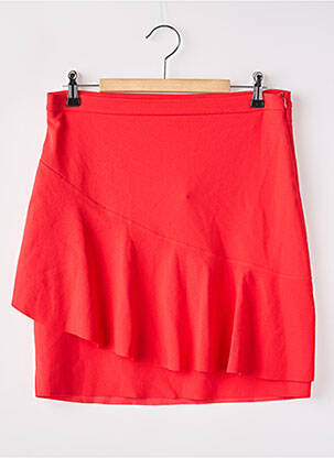 Jupe courte coupe droite rouge STREET ONE femme